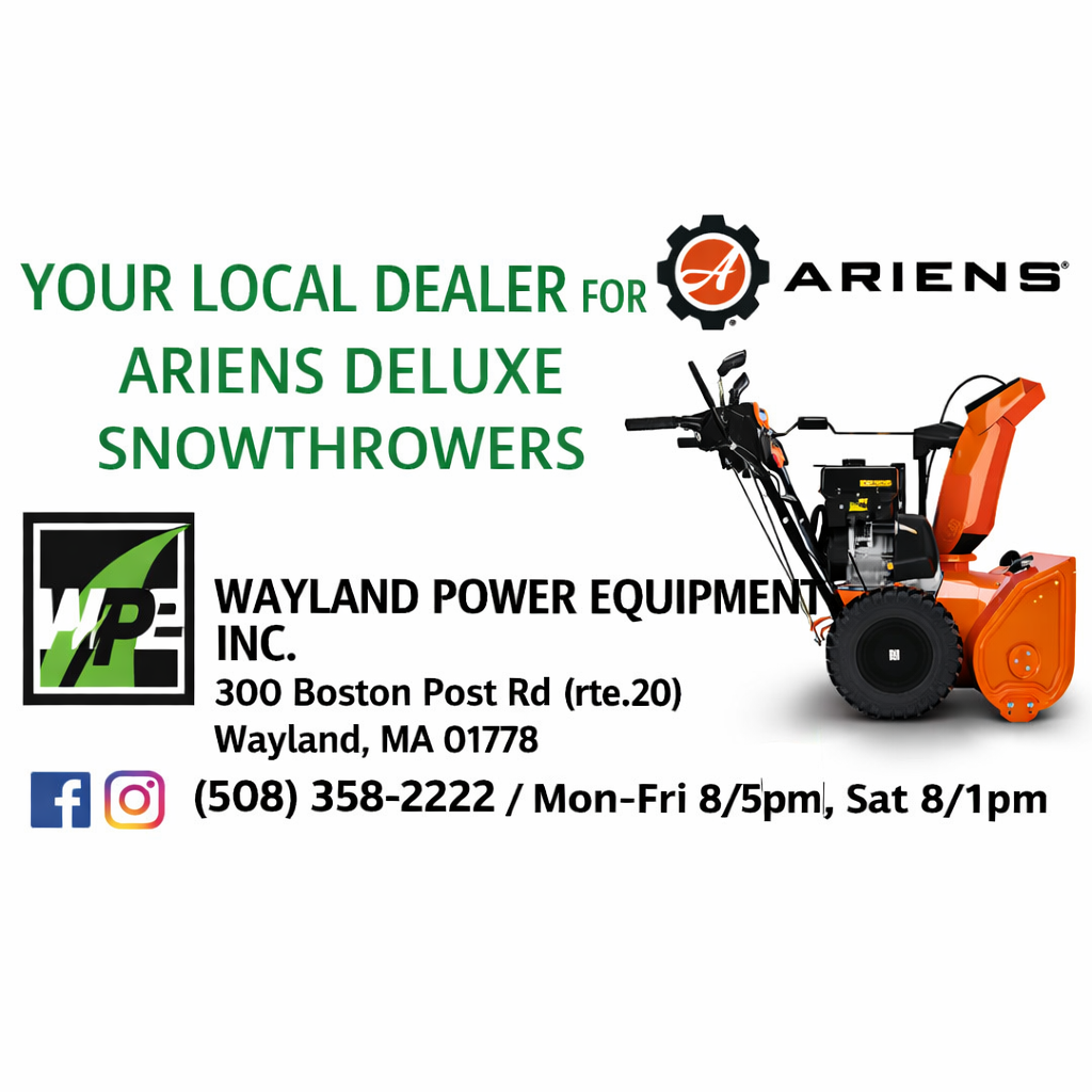 Wayland Power Equipment – Ariens Snowthrowers – Wayland MA