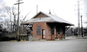 The refurbished Wayland Depot in 2026. (Photo by Margery Baston)