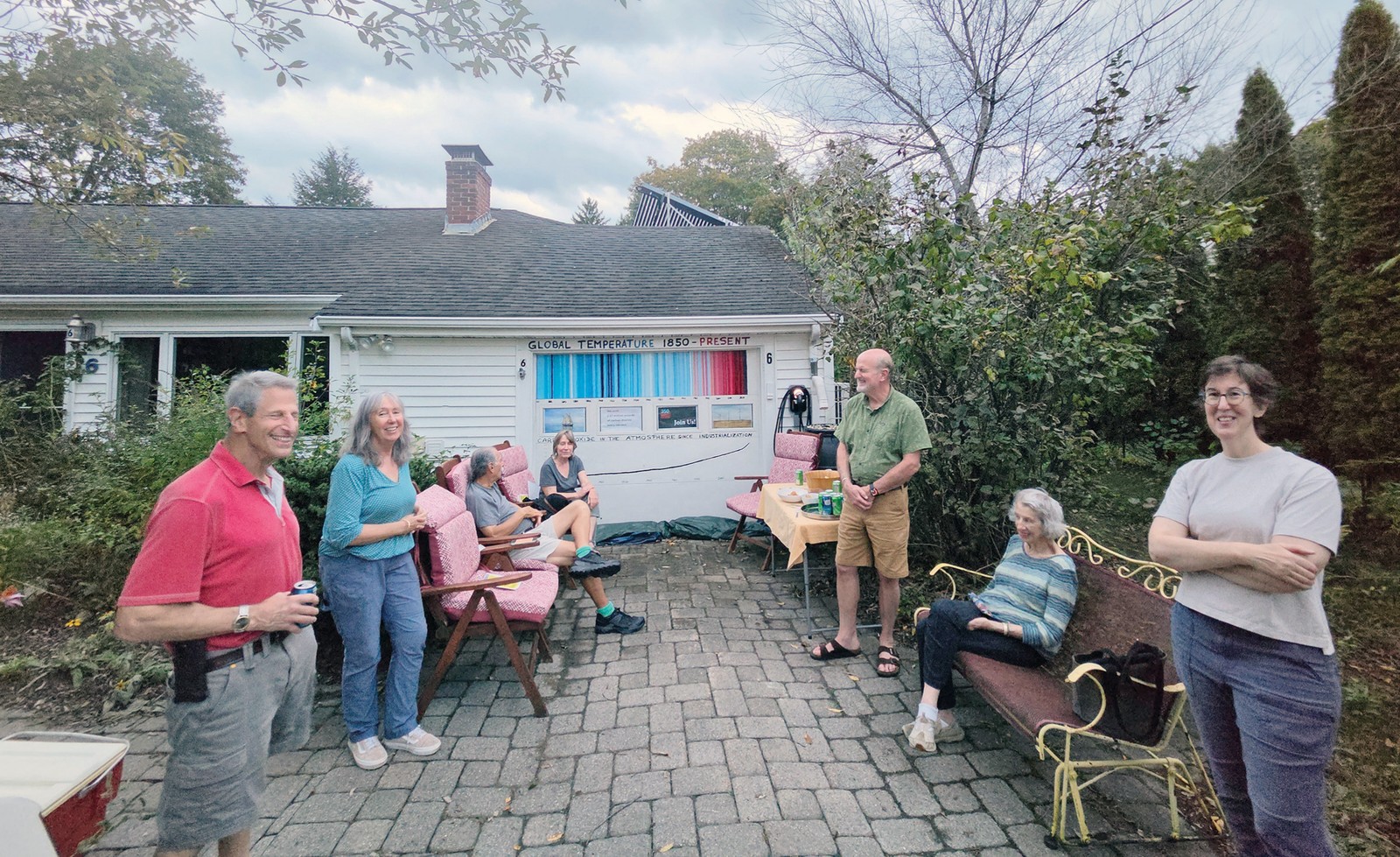 Talking about climate change, one driveway at a time - The Wayland Post