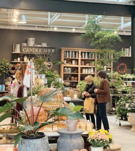 Shoppers check out home décor in Terrain Home and Garden store. (Photo by June Valliere)