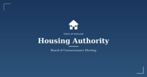 Wayland Housing Authority Board of Commissioners Meeting